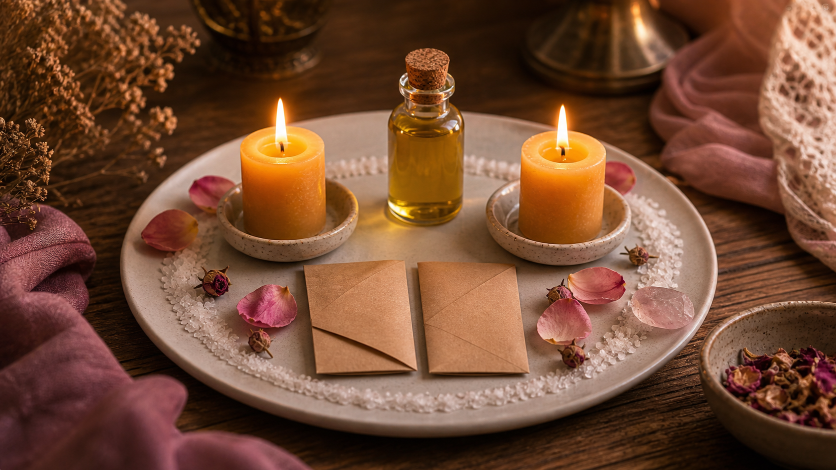 Propiedades de la vela de miel en ritual energetico