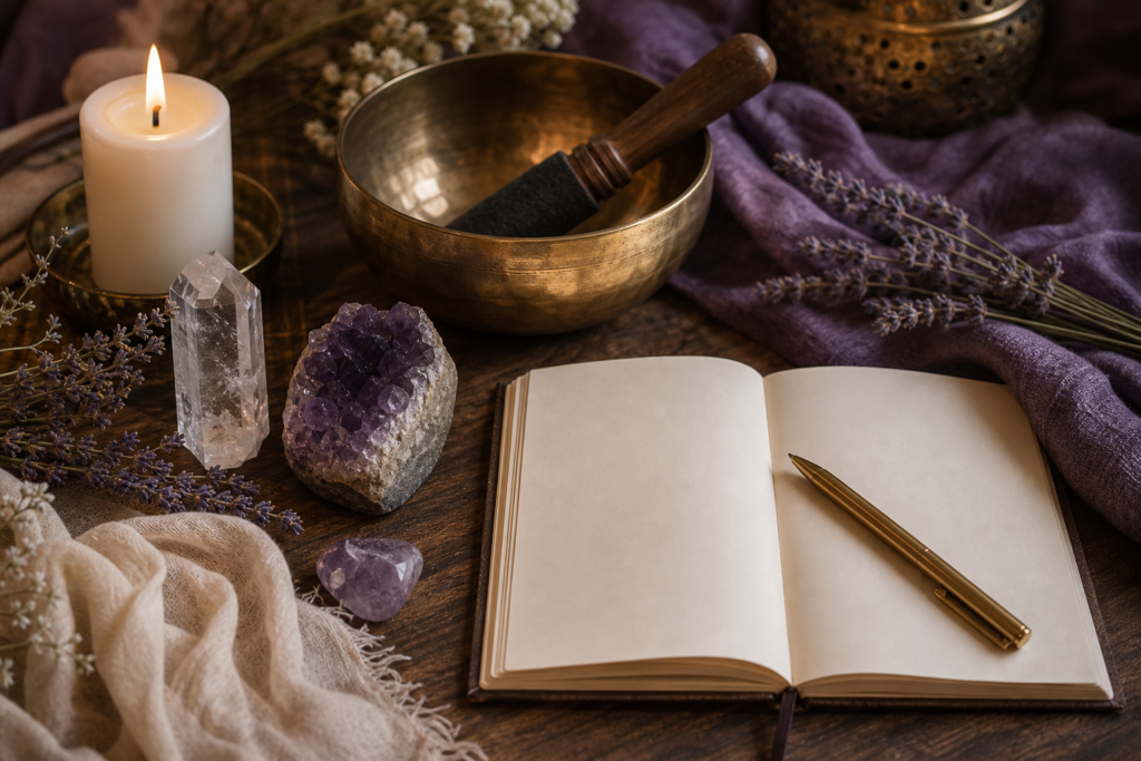 7 colores de los chakras en ritual energetico