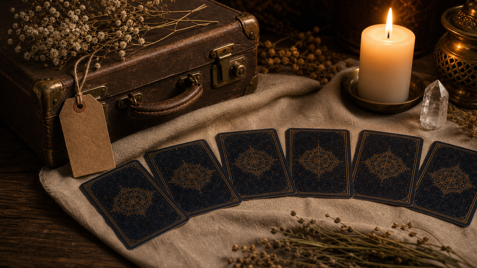 Tirada de tarot en ritual energetico