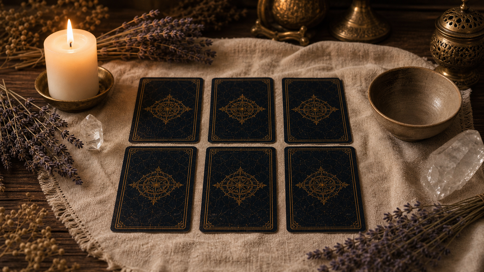 Tirada de tarot en ritual energetico