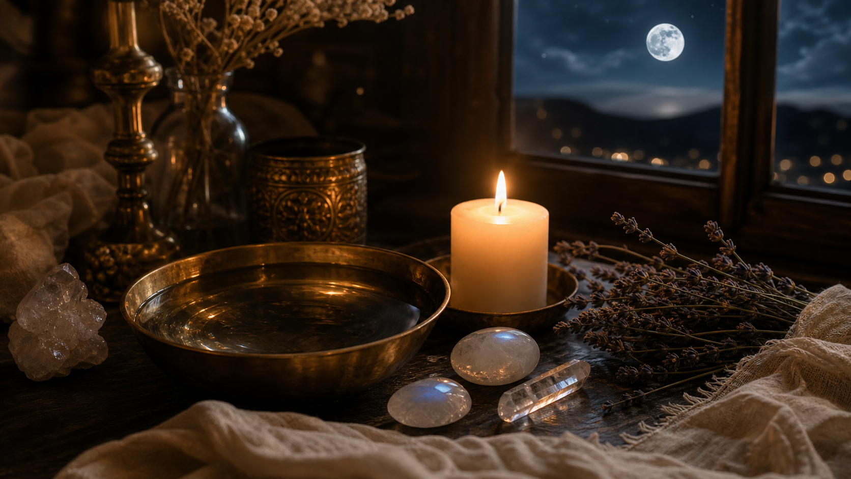 La luna en ritual energetico