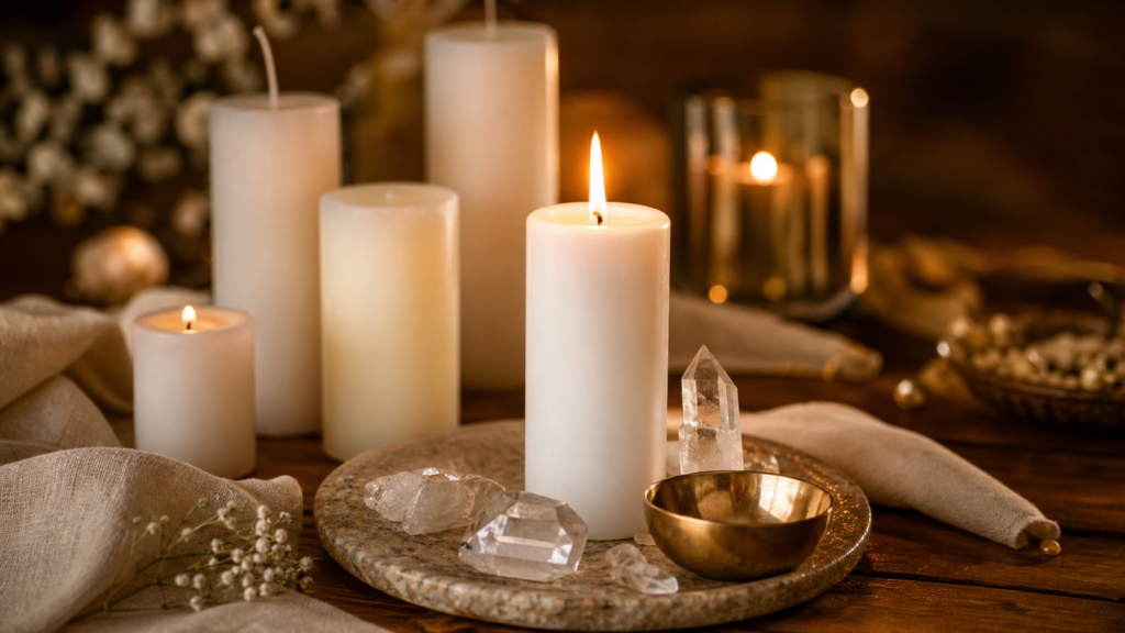 Acercate al mundo de las velas en ritual energetico