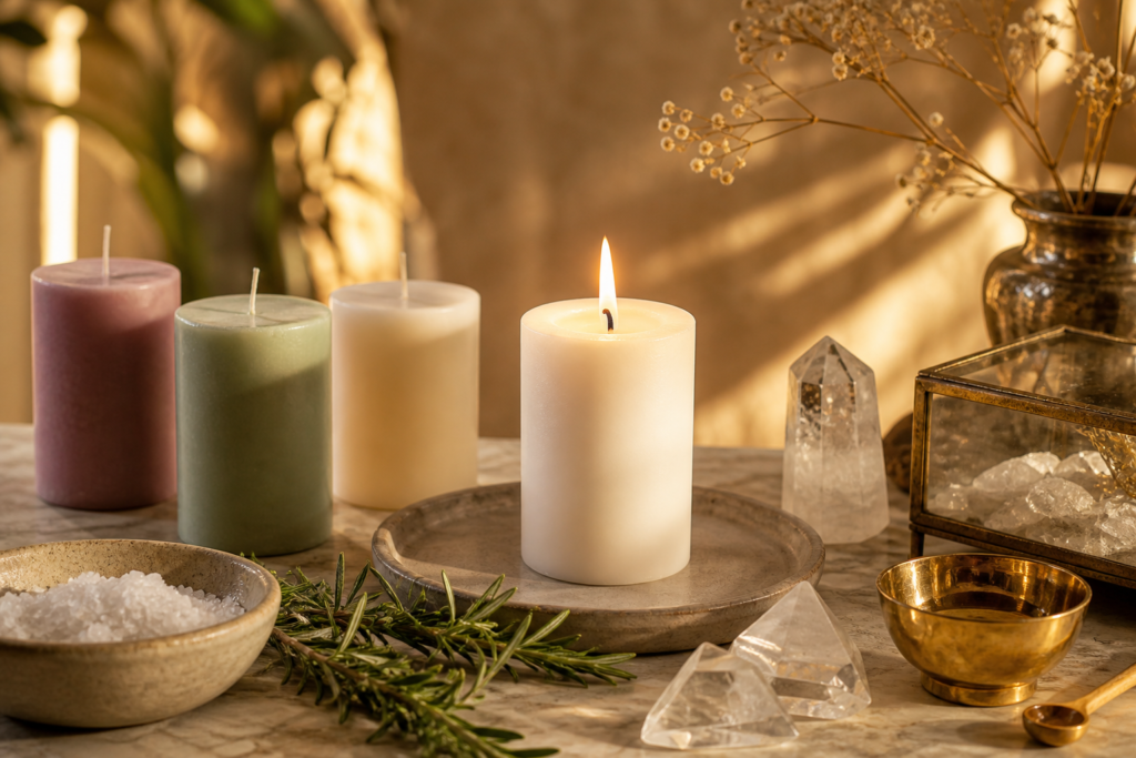 Acercate al mundo de las velas en ritual energetico