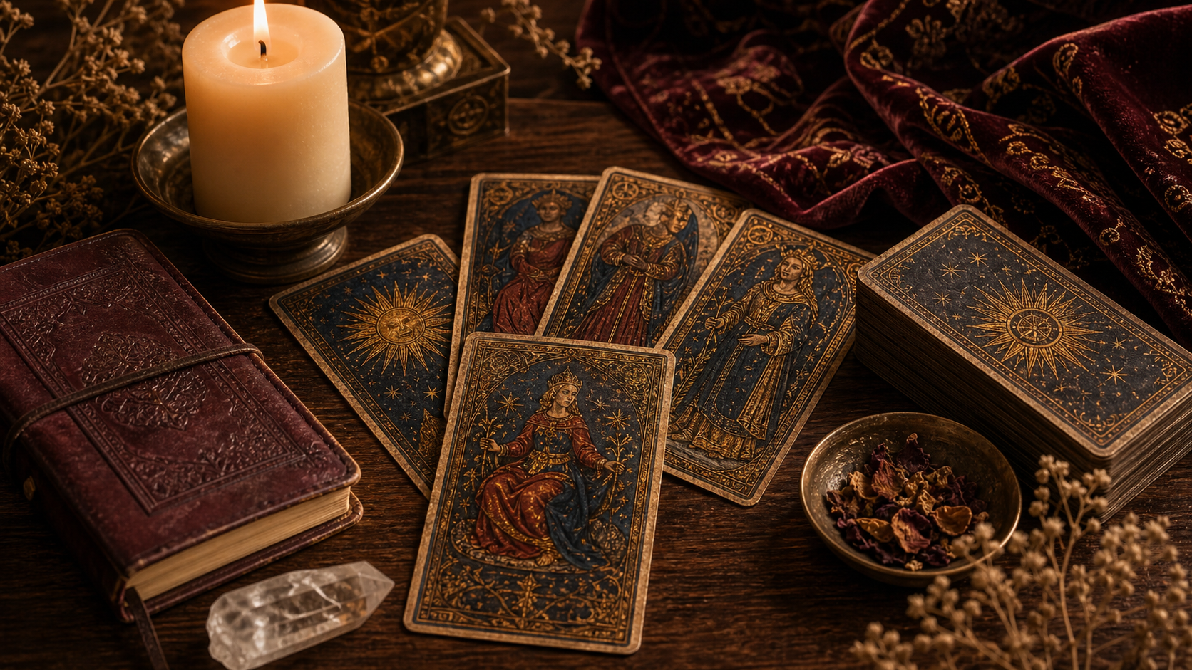 El tarot visconti en ritual energetico