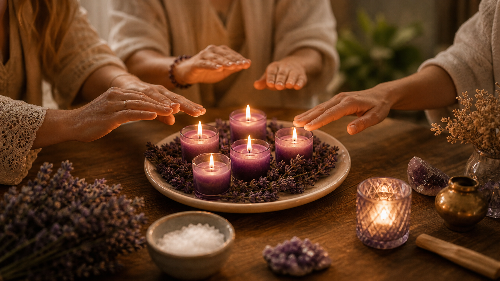 Vela morada significado usos en ritual energetico