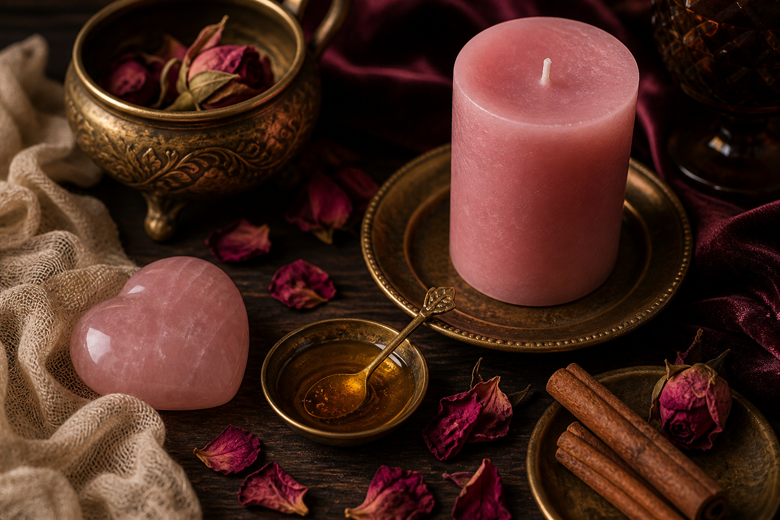 Rituales con velas rosas en ritual energetico